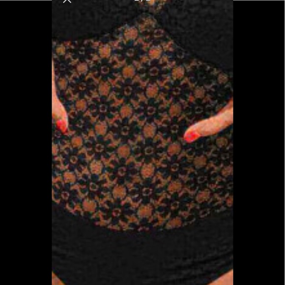 Charm Crochet Silhouette 💯%Lace Wire Free Push-Up Lift Wear Teddy/Top/Bodysuit - Picture 8 of 12